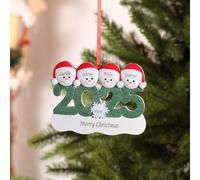 2025 Decorazioni Natalizie con Nome Personalizzate Addobbi Natalizi in Legno per l'albero di Natale Decorazioni per la Casa Regali di Natale (4 nome)
