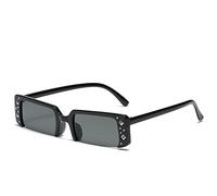 2025 designer montatura piccola tempestata di diamanti per occhiali da sole da donna, occhiali da spiaggia per vacanze all'aperto tiro su strada (colore: A, taglia: M), A, Taglia unica