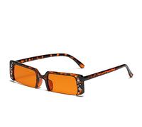 2025 designer montatura piccola tempestata di diamanti per occhiali da sole da donna, occhiali da spiaggia per vacanze all'aperto tiro su strada (colore: A, taglia: M), C, Taglia unica