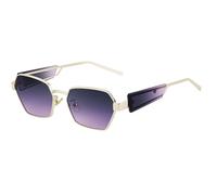 2025 designer occhiali da sole moda per le donne occhiali da sole in metallo di lusso per le signore classico rettangolare occhiali da guida UV400, viola, taglia unica