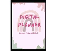 2025 Digital Daily Planner - Minimalist Productivity Journal for Goal Setting, Time Management & Organization