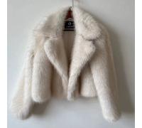 2025 Donna Lusso Simil Fox Pelliccia Cappotto - Corto Soffice Giacca Invernale