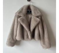 2025 Donna Lusso Simil Fox Pelliccia Cappotto - Corto Soffice Giacca Invernale