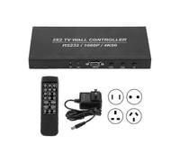 2025 Dvi hdmi video wall controller video splicer 2x2 hdmi videowall processor controller hdmi screen splitter 1080p@60hz
