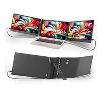 kasorey Estensore portatile per schermo portatile, 14 pollici 1080P FHD IPS, estensore monitor per laptop, adatto per laptop da 13-17 pollici, Plug & Play compatibile con