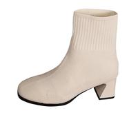 2025 Europa gli Stati Uniti commercio estero per il commercio estero spesso con stivali rotondi dopo la cinghia modelli classici stivaletti alla caviglia breve tabella delle taglie scarpe da donna
