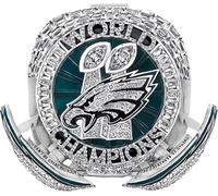 2025 Fantasy Football World Championship Ring Box World Championship Rings Rugby Winner Award Prize Trophy Collection Sport Souvenir Miglior regalo per i fan, Oro, Andalusite