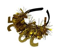 2025 Felice Anno Nuovo Fascia Scintillante Fascia per Capelli Festival di Musica Decorativo Copricapo Festeggiato Feste Copricapo Festa di Vacanza