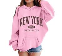2025 Felpa con cappuccio da ragazza,Felpa Senza Girocollo Autunno Inverno Felpe Sweatshirt Calda Per Sportswear Giacca alla Moda Taglia Hoodie Ultra Morbida Oversize Bambini attività Sportive