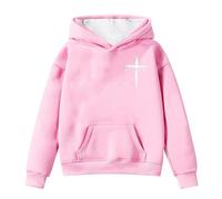 2025 Felpa con Cappuccio da Ragazza Sportivo Bambina Leggero Top Teenager Classics Sweatshirt Calda per Sportswear Casual Scuola Cappotto lescenti Regalo Bambini attività Sportive