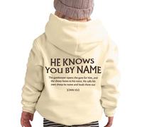 2025 Felpa con cappuccio e felpe per ragazze per l'inverno, abbigliamento casual, girocollo, maglione con stampa a lettere, per bambini dai 2 ai 13 anni, attività all'aperto e, beige., 7-8 Anni