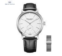 2025 gabbiano Business Watch orologi da polso meccanici da uomo 50m orologi da uomo in pelle impermeabile san valentino relogio masculino 6075