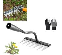 2025 Gardenia Iron Weeding Rake 2.0, Ironrake The Heavy-Duty Irons Weedings Rakes, Irons Rakes for Gardening and Weedings (7-teeth)