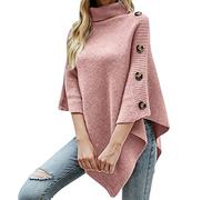 2025 Generico con scollo alto per le donne Sciarpa Cappotto Rinforzo Per Bottoni a pressione, Colore: rosa., Taglia unica