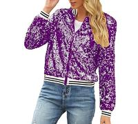 2025 Giacca da Donna Casual Zip Up Solido Cappotto Colletto Alto Manica Lunga Giubbino Coppia Giubbotto Moto Leggere per Il Tempo Libero