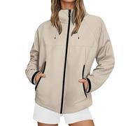 2025 Giacca da Donna Giubbottino Bomber Casual a Vento Zip-Up Giacchetto Mezza Y2k Hiphop Autunno Classico Leggera Cappotto Comode Antivento