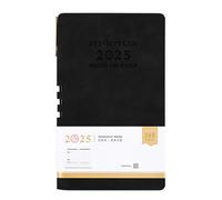 2025 Giornaliero Giornaliero Planner Mensile Taccuino Da Giorno In Pelle Dal 01.-12. Pagina Datata Small Journal