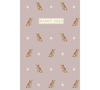 2025 Golden Retriever Diary Hardcover: Week to View Schedule Organizer & Planner