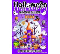2025 Halloween Countdown Calendar: 31 Fun Activities for Kids / Challenges with Prompts / Activity Coloring Pages for Children/ Gift for Boys and ... Short Stories / Cute Creepy Designs to Color