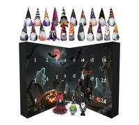2025 Halloween Gnome Advent, Collectible Holiday Doll Set, Cute Countdown Decoration Figures, Hanging Ornament Pendants, for Kids Girls Friends Adults Family Home Shop Display