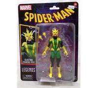 2025 Hasbro Marvel Legends Spider-Man Retro Card Francine Frye Electro Figura 6"