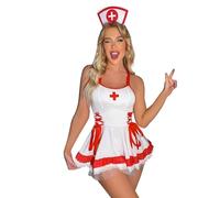 2025 Helloween Cosplay Vita Cravatta Pizzo Patchwork Decorazione Lingerie Giocoso Promesse Lingerie Plus Size, bianco, M
