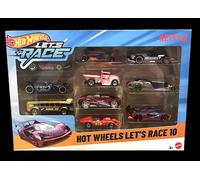 2025 Hot Wheels Let's Race 10 Modelli Mattel 1:64 Netflix GT Scorcher Garantita