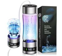 2025【Innovativa】La bottiglia d'acqua a idrogeno produce 6850 ppm di idrogeno in 5 minuti con tubo nasale per inalazione di idrogeno【Test reale multicanale Produzione di idrogeno efficiente al 100%