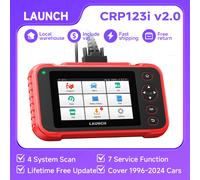2025 Lancio CPR123i V2.0 Scanner OBD2 ENG ABS Airbag SRS AT Strumento diagnostico 7 Reset OBDII Lettore di codici EOBD Aggiornamento gratuito a vita