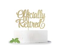 2025 Latest Model Officially Retired Cake Topper, Happy Retirement Cake