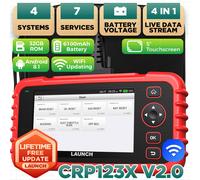 2025 LAUNCH X431 CRP123E(X) V2.0 Strumento Diagnostica OBD 4 Sistemi + 7 Servizi