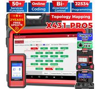 2025 LAUNCH X431 Euro Pro 5 Strumento Diagnostica OBD2 J2534 ECU Programmazione