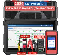 2025 LAUNCH X431 PAD VII PAD 7 Lettori di codici+ X-PROG3 i-TPMS BST360 VSP600