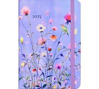 2025 Lavender Wildflowers Weekly Planner (16 months, Sept 2024 to Dec 2025)