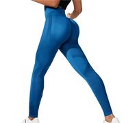 2025 Leggings da donna atletici pantaloncini aderenti per le donne con post-partum fitness ciclismo yoga e leggings a vita alta senza cuciture vestiti da yoga di fascia alta, Bu2, XS
