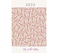 2025 Lined Notebook, 12 Month to View Calendar, Birth Flower Diary, Softcover, A5, 120 Pages, Note-taking, Journaling or Planning for Students and Professionals, Birthday Gift