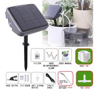 2025 L'ultimo kit di irrigazione a goccia per piante in vaso Sistema solare per sistema di irrigazione automatico compatibile con il giardino 30PSI