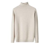 2025 Maglione Dolcevita Uomo di Grandi dimensioni- Maglione Caldo Maglia Casual Tinta unita Taglio Slim Felpa Confortevole Chic Basic Versatile Temperamento Maglione per Autunno Inverno Streetwear