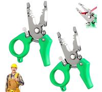 2025 Mini spogliarello multi utensile, spogliarello, strumento elettrico portatile 12 in 1, crimpatura regolabile, strumento di taglio e stripping per la riparazione elettrica domestica fai da te (2