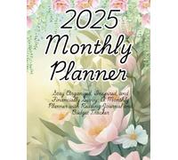 2025 Monthly Planner: Stay Organized, Inspired, and Financially Savvy:Reading Journal and Budget Tracker