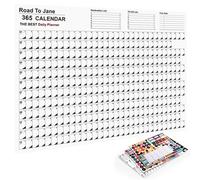 2025 - - - Murale Del Pianificatore Annuale Mensile | 2025 - Murale - A Una Pagina - Organizzatore - Pianificatore Quotidiano Per La Scuola A Do