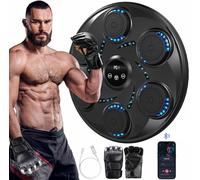 2025 Music Boxing Machine con Bluetooth, LED Light Boxing Machine con musica con guantoni da boxe, elettronica Boxing Machine da parete con 9 modalità di velocità e modalità di conteggio (YXB0081-18.9