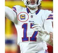 2025 MVP BUFFALO BILLS Josh Allen BLU 4⭐⭐⭐⭐ Stelle CAPITANO Stick-on ORO CPATCH