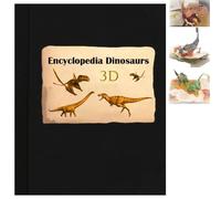 2025 New 3D Encyclopedia Prehistorica Dinosaurs | La copertina rigida pop-up definitiva | Divertente libro interattivo pop-up Dinos | Conoscenze interessanti e fatti educativi per gli appassionati di
