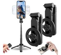2025 New 4-In-1 Multifunctional 360° Rotation Magnetic Selfie Stick, Phone Tripod With Wireless Remote For Iphone & Android, Portable Extendable Phone Stand For Video Recording & Vlogging (2PCS)