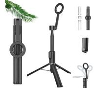 2025 New 4-in-1 Multifunctional Magnetic Selfie Stick, Horizum Magnetic Phone Tripod, Horizum Portable Travel Tripod, with Wireless Remote, 360° Rotation (Black,51'')