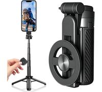 2025 New 4 in 1 Multifunctional Magnetic Selfie Stick,Portable Extendable Lightweight Phone Holder,360° Rotation Phone Tripod,with Wireless Remote,for Photograph, Live Streaming, Video Recording