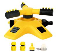 2025 New Adjustable 360 Degree Rotation Lawn Sprinkler, Garden Sprinkler, Automatic,Multipurpose Yard Sprinklers for Plant Irrigation (4/6 Connector)
