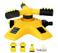2025 New Adjustable 360 Degree Rotation Lawn Sprinkler, Garden Sprinkler, Automatic,Multipurpose Yard Sprinklers for Plant Irrigation (3/4 Connector)