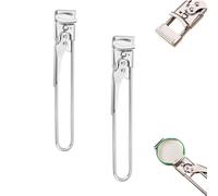 2025 New Adjustable Jar Opener, Stainless Steel Telescopic Can Openers, Non-Slip Kitchen Gadget Bottle Opener, Gripper Tight Lid Opener for Weak Hands Seniors Women (Basic - 2 pcs)